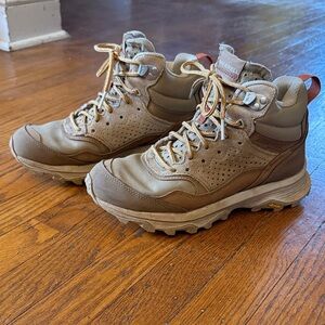 Merrell Speed Solo Mid Tan Waterproof Hiking Boots 7